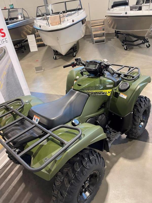 Fyrhjuling Yamaha Grizzly 700 EPS 2022 Alu Olivgrön Traktor A