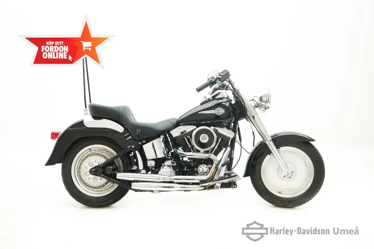 mcparken | Harley-Davidson FAT BOY EVO FLSTF 0% ränta • 1991 säljes av HARLEY  DAVIDSON UMEÅ i Umeå, Västerbotten för 79 900 kr - Regnr: PBC 021 VIN:  LBML36MY021355